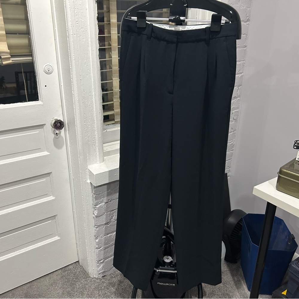 Aritzia Wilfred The Effortless Pant wide leg crepe